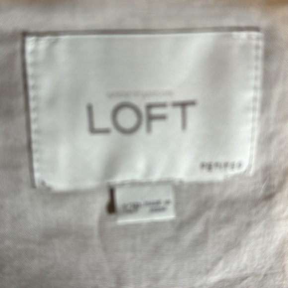 LOFT cutout belted blazer, black, 12P - Picture 9 of 14